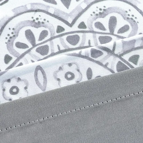 Vista 3 de DriftAway Cenefa de cortina de ventana con aislamiento térmico y ahorro de energía para sala de estar, 2 capas, bolsillo para barra de 52 x 18