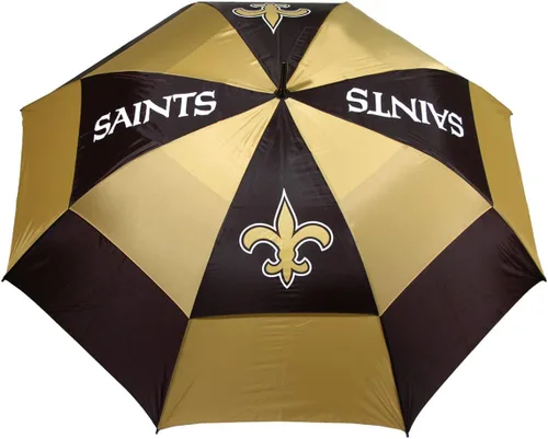 Vista 24 de Team Golf NFL - Paraguas de golf de 62 pulgadas con funda protectora, diseño de doble toldo de protección contra el viento, botón de apertura
