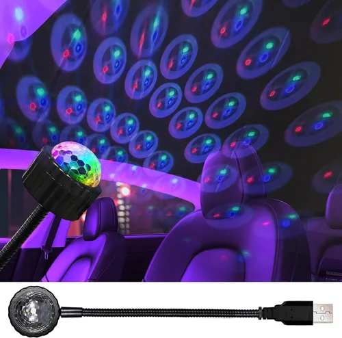 Vista 8 de Proyector de estrellas de luz nocturna, accesorios de coche para mujeres y hombres, luces LED románticas para el interior del automóvil, luces