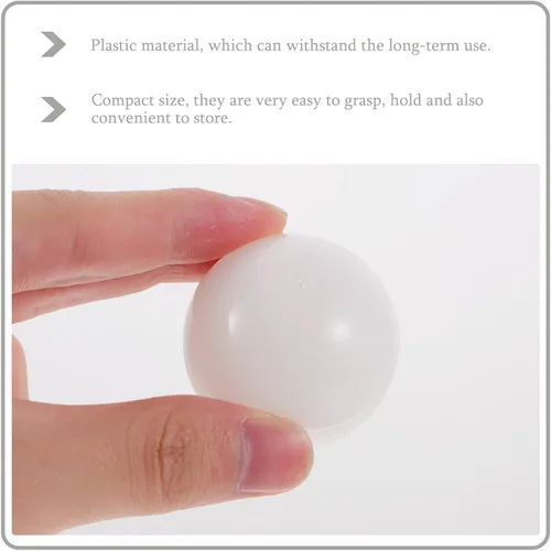 Vista 3 de Hemoton Bolas de sorteo que se abren de 1.6 in, bolas de lotería de plástico para juegos de fiesta, eventos y celebraciones, bolas de bingo huecas