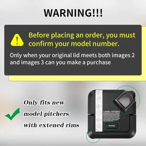 Vista 4 de Tapa de repuesto para licuadora Ninja Blende, piezas de repuesto compatibles con BL660 BL770 BL740 BL780 BL663CO BL771 BL772 compatible solo