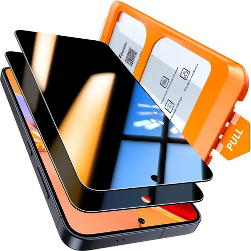 Vista 18 de TOCOL Protector de pantalla de privacidad para Pixel 10 Pro XL 6.8 9H dureza grado militar inastillable HD vidrio templado fácil instalación 2