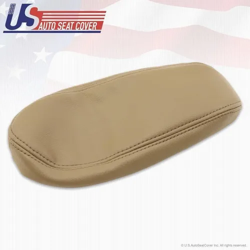 Vista 4 de Funda para reposabrazos Ford F-350 Lariat, 1999, 2000, 2000, 2001, 2002, 2003, 2004, 2005, 2006, 2007, color marrón