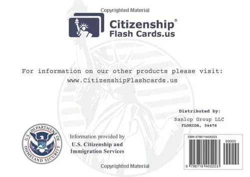 Vista 2 de US Citizenship Test Study Guide - 100 QUESTIONS & ANSWERS THE MOST COMPLETE WORKBOOK