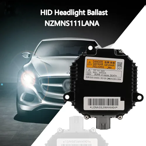 Vista 9 de Xenon HID unidad de control de balasto de faros delanteros con encendedor y bombilla D2S - Compatible con Nissan Altima, 350Z, Maxima, Murano