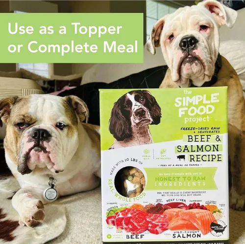 Vista 6 de Simple Food Project - Receta de pato y trucha - Alimentos crudos liofilizados para perros - 24oz