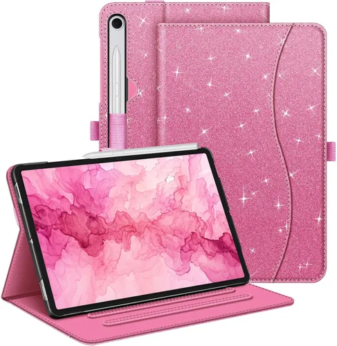 Vista 14 de Funda Fintie para Samsung Galaxy Tab S10 Lite/S10 FE/S9 FE 5G 10.9 pulgadas/Tab S9 11 pulgadas con soporte para S Pen, cubierta protectora