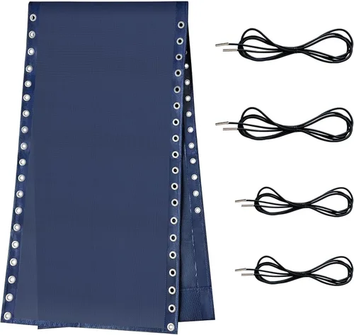 Vista 12 de Tela de Repuesto para Silla de Gravedad Cero con Kit de Cordón Elástico, Paño de Reparación de 17 Pulgadas de Ancho con Cordón de Reemplazo