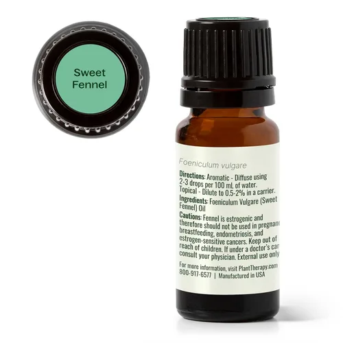 Vista 7 de Plant Therapy Aceite esencial de hinojo dulce, 10 mL (1/3 oz) 100% puro, sin diluir, grado terapéutico