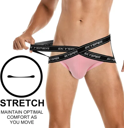 Vista 3 de SKYSPER Correa atlética para hombre con correa para hombre, ropa interior sexy