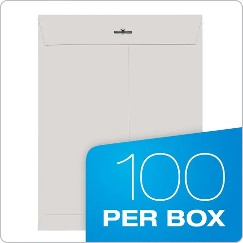 Vista 4 de Quality Park Quality Park Executive - Sobres con cierre engomado gris (QUA38590), 9 x 12 pulgadas