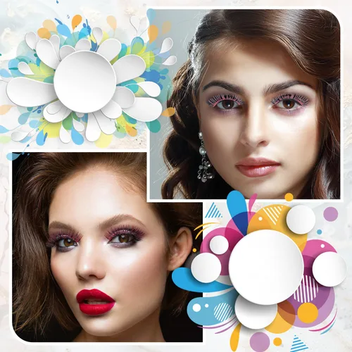 Vista 5 de Extensiones de pestañas postizas con purpurina, pestañas postizas para extensiones de pestañas, rizo D, pestañas para cosplay, pestañas