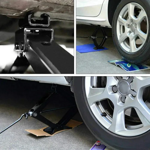 Vista 8 de Herramienta de neumático de repuesto OEM para Dodge Ram 1500 2002 a 2015 y juego de herramientas de rueda de tijera de 2 toneladas, garantía 3-Y