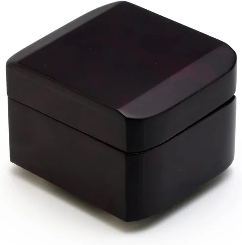 Hi Gloss Modern - Caja de música pequeña de 18 notas con bordes cortados, muchas canciones para elegir, 12 días de Navidad