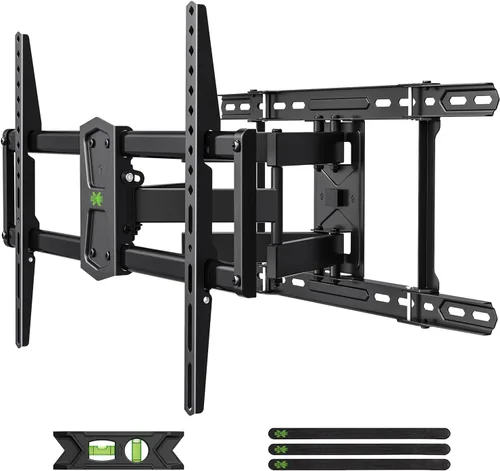 Vista 11 de USX MOUNT Diseño deslizante de 8 pulgadas/soporte de pared de movimiento completo resistente para televisores de 32 a 120 pulgadas, soporte de brazo