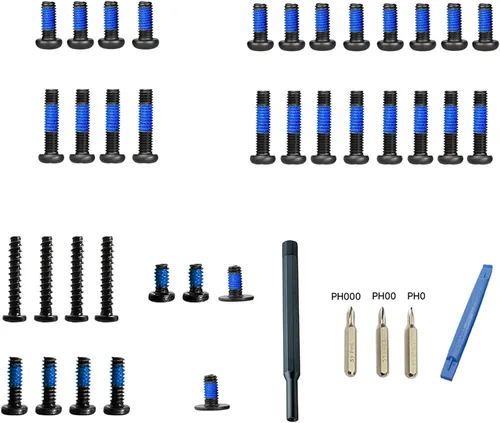 Vista 6 de Game Console Screws Kit Back Cover Screws Full Set Screws Steam Deck Tools Gamepad Repair Kit Game Accessories Metal Screws 8x