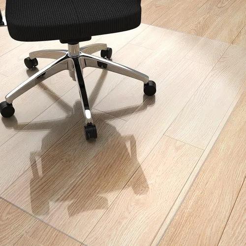 Vista 10 de Yecaye Tapete para silla de oficina para suelo de madera dura, 30 x 48 pulgadas, alfombrilla transparente para silla de escritorio, protector