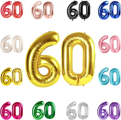 Vista 369 de Globo negro del número 0 de 40 pulgadas – globo número 0, decoraciones