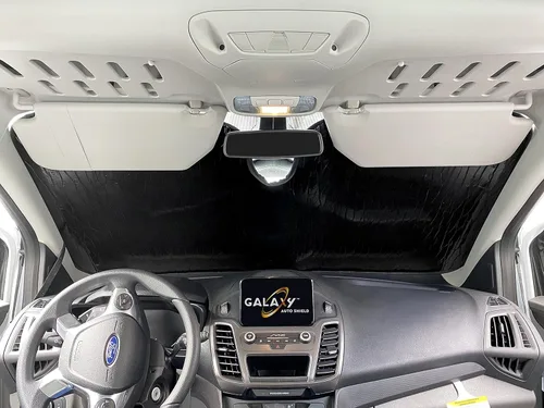 Vista 2 de Parasol para parabrisas de ajuste personalizado para Ford Transit Connect Van 2014 2015 2016 2017 2018 2019 2020 2021 2022 2023
