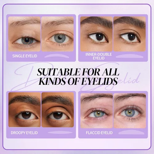 Vista 5 de 1000 piezas de cintas invisibles para dobles párpados: tiras elevadoras, impermeables, de larga duración, para párpados caídos, pesados