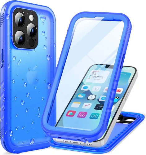 Vista 28 de Cozycase Compatible con funda impermeable para iPhone 11, protector de pantalla incorporado, cubierta de parachoques resistente de cuerpo completo