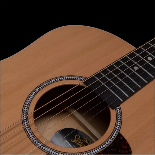 Vista 6 de Seagull S6 Original DREADNOUGHT Guitarra acústica, diapasón de palisandro, SEMI-Gloss personalizado