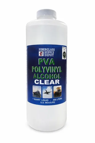 Fiberglass Supply Depot PVA - Película PARTALL transparente #10 de alcohol polivinílico (PVA) cuarto de galón