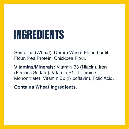 Vista 3 de Barilla Protein+ (Plus) Espagueti, 14.5 onzas / 410 gramos - a base de plantas - Hecho de lentejas, garbanzos y guisantes - Sin OMG, Certificado