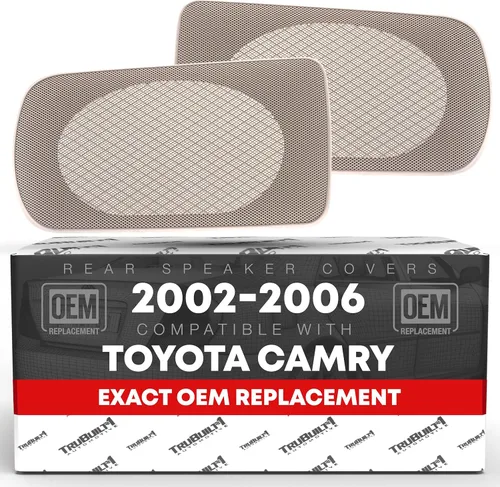 Juego de repuesto para rejilla de altavoces, lado izquierdo y derecho, compatible con Toyota Camry 2002-2006, cubierta de rejilla de altavoz