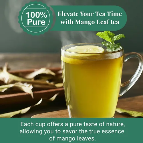Vista 4 de Hojas de mango naturales, hojas secas, hojas de mango secas, té de hojas aromáticas, sin OMG, sin cafeína. por Akshit