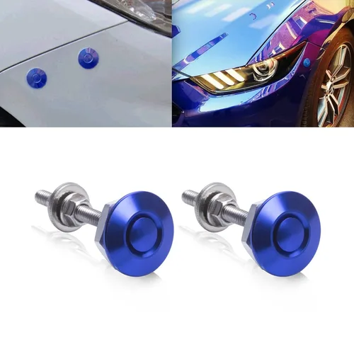 Vista 14 de x xotic tech Kit de tapa de bloqueo de capó de parachoques con botones de liberación rápida Universal para automóvil (negro)