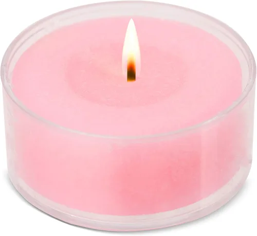 Vista 8 de HYOOLA Velas perfumadas de candelita – Taza transparente – Velas aromáticas Magnolia – 6 horas de tiempo de combustión – Paquete de 15 – Fabricado