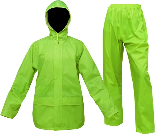 Niruoxn Trajes de lluvia para hombres y mujeres, equipo de lluvia ligero, chaqueta impermeable con pantalones