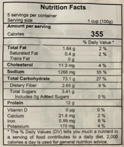 Vista 3 de Safoco Fideos de Huevo 500g Vietnamitas