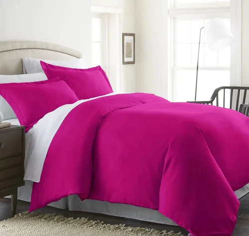 Vista 20 de CELINE LINEN Juego de funda de edredón de 3 piezas resistente a las arrugas y a la decoloración, protege y cubre tu edredón/inserto de edredón