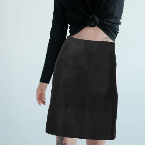 Vista 7 de minkissy 2pcs Black Waterproof Kitchen Half Aprons for Servers with 3 Pockets, Extra Long Waist Ties, Unisex Restaurant Cooking and Catering Work