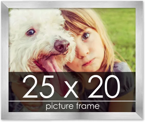 Vista 184 de Marco de madera de peltre plateado de 3 x 4 pulgadas, acrílico UV, respaldo de tablero de espuma y accesorios para colgar, marco de 3 x 4 pulgadas