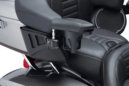 Vista 4 de Kuryakyn 8700 Accesorio de moto: Brazo de pasajero para Harley-Davidson Touring y Tri Glide 2014-20, negro brillante, 1 par