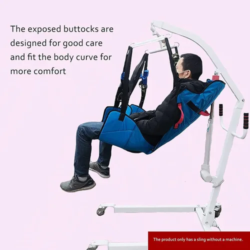 Vista 4 de CEEBUS Eslinga de baño, elevador de pacientes, equipo de elevación médica para discapacitados bariátricos, cinturón de transferencia médica