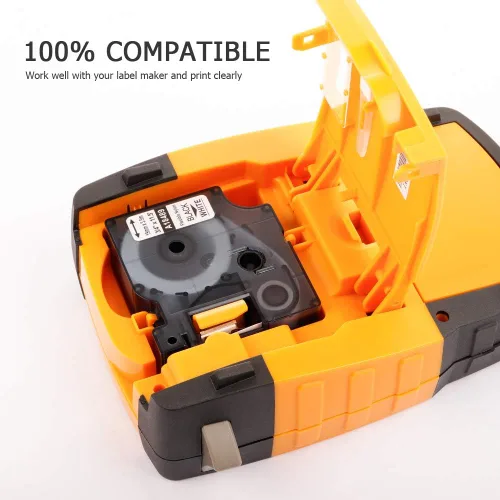 Vista 6 de 18483 Repuesto para rotuladora Dymo 4200 5200 de 1/2 pulgada compatible con impresoras DYMO Rhino 4200 5200 1000 3000 5000 Rhino Pro cinta