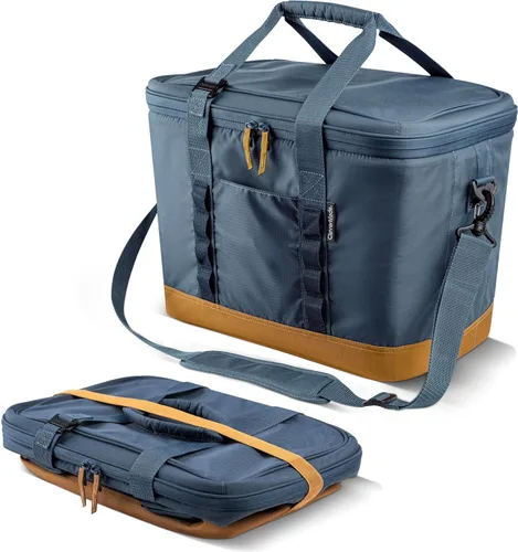 Vista 13 de CleverMade Collapsible Insulated Cooler Bag – Leakproof Soft Cooler for Beach, Travel, Car – Bottle Opener