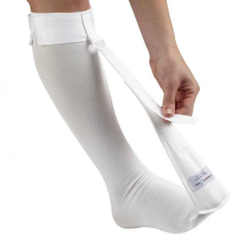 Vista 2 de Strassburg Sock White Regular Size (fits calf size up to 16in around)