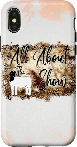 Vista 5 de All About Show Goat Show Goat Mom Country Girls Farm Life - Carcasa para iPhone 16