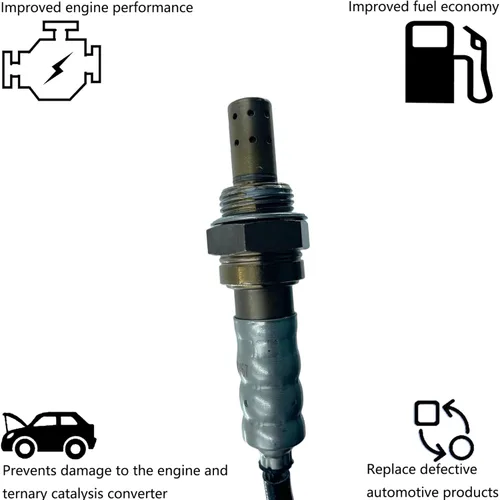 Vista 6 de 75-4398 24458 Sensor de oxígeno posterior compatible con Mazda 3, Mazda 3 Sport 2010 2011 2012 2013 2.0L 2.5L Sensor O2 posterior