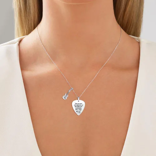 Vista 2 de COTATI Citas Guitarra Collar Trajes Joyas Accesorios Inspirados Fans Regalo Merch