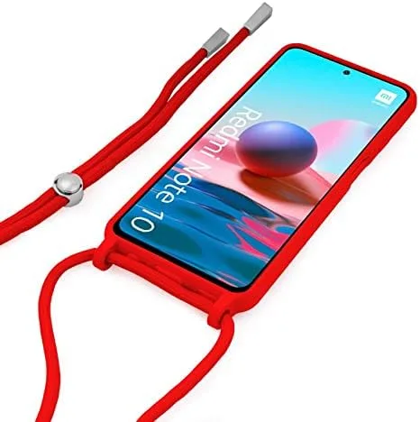 Vista 2 de Cool Case para Xiaomi Pocophone Redmi Note 10/Note 10s Smooth Red Cord