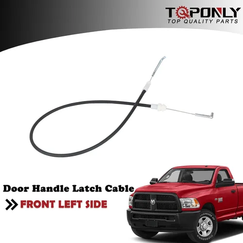 Vista 2 de TQPONLY Cable de pestillo para manija de puerta 912-610 compatible con Dodge Ram 1500 2500 3500 2011-2023 para el lado del conductor delantero