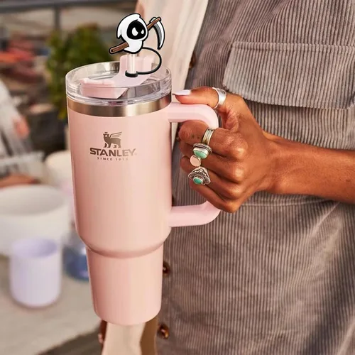 Vista 5 de 4 piezas de cubiertas de pajitas de Halloween - Cubierta de pajita espeluznante para vaso Stanley, accesorios de pajitas de silicona para vasos