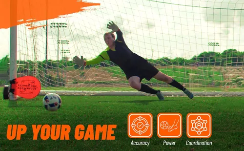 Vista 4 de Objetivos de entrenamiento de portería de fútbol SCOREMORE (2 objetivos)