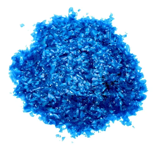 Vista 2 de Sweet Eva's Comestible azul brillante: brillo / brillo / escamas para decoración de pasteles y cupcakes / chispas / formas / kosher / decoración